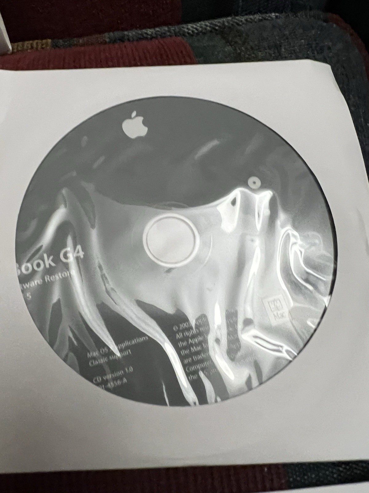 Apple iBook G4 Mac OS 10.3 Install CD SET + Software restore Set + Hardware Test