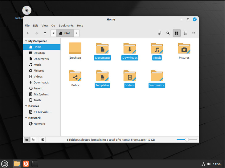 Linux Mint 21.1 (2023) 64-Bit Operating System 8GB USB Drive (3)