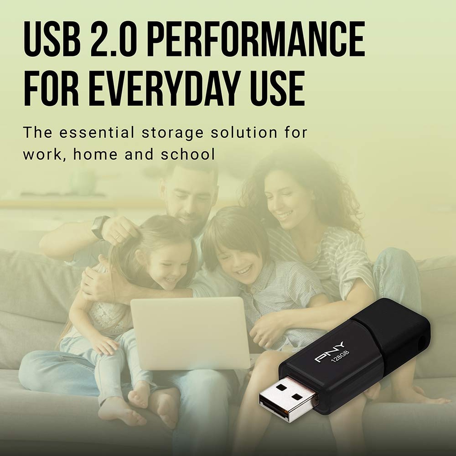 PNY P-FD32GX10ATT03-MP 32GB Attaché 3 USB 2.0 Flash Drive,Black (Pack of 10