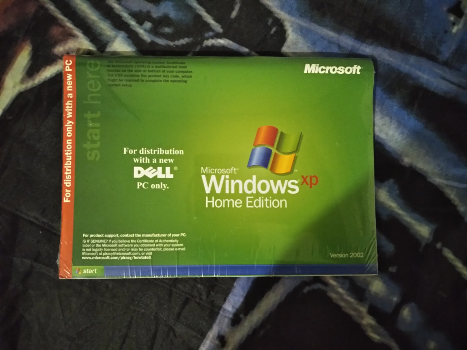 Microsoft Windows XP Home Version 2002 Reinstallation Cd Works With Dell PC