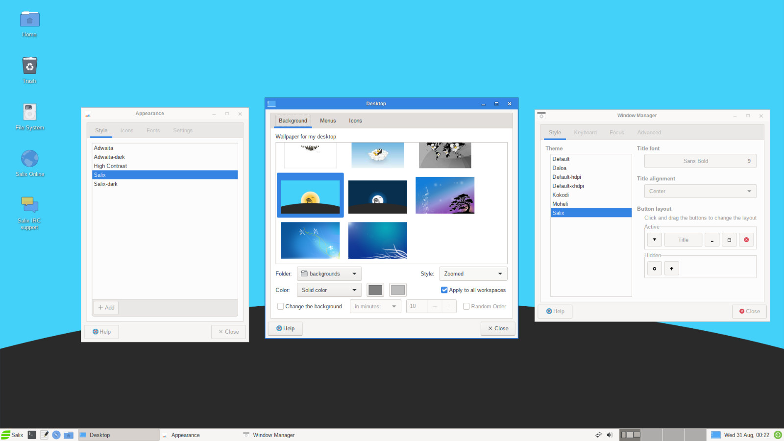 Salix Linux 15.0 – DVD or USB Flash Drive