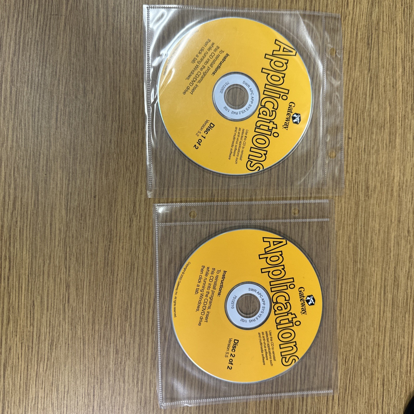 ⭐️⭐️⭐️⭐️⭐️ Gateway Applications Versions 5.3 & 5.6 Disc 1 of 2 Disc 2 of 2