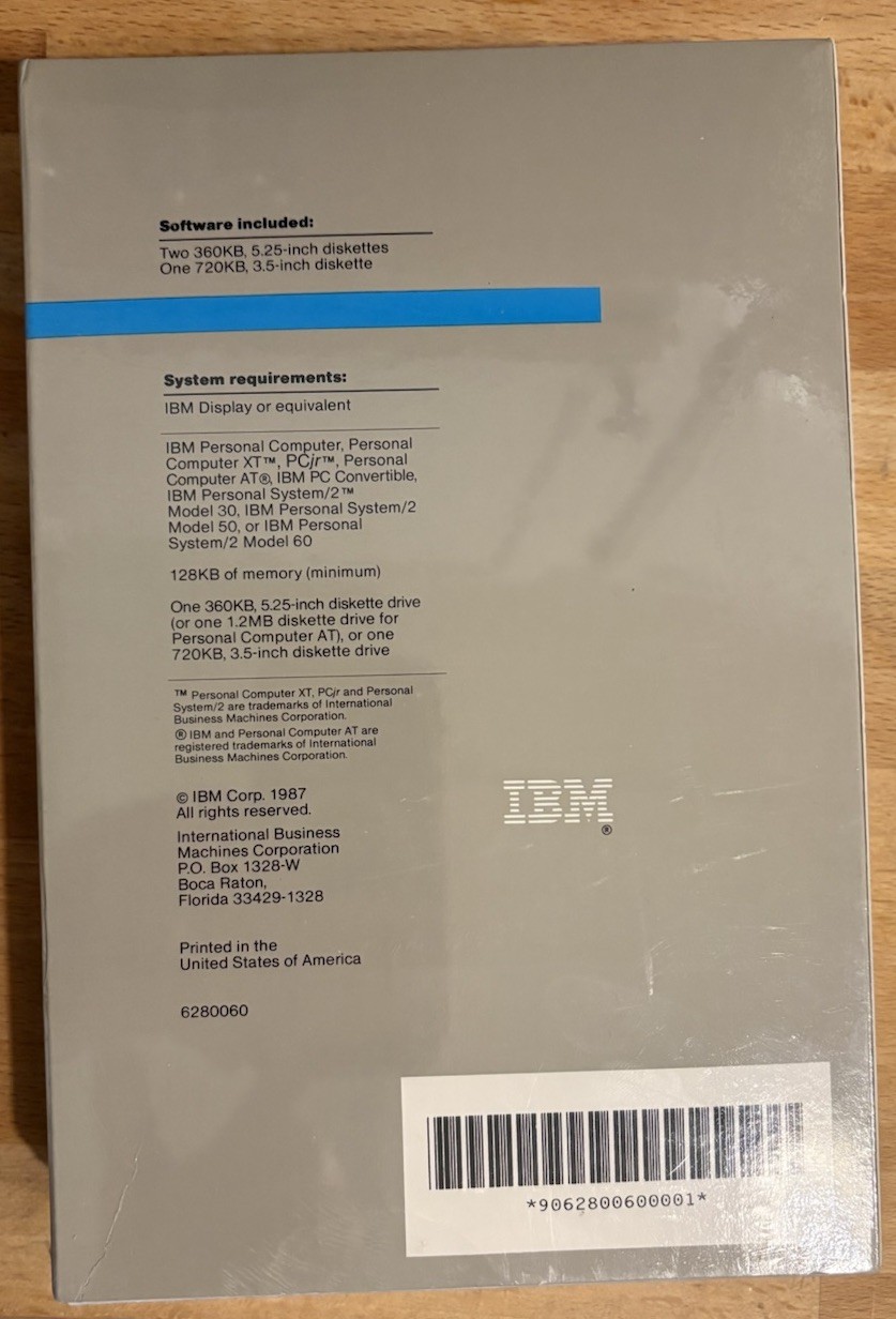 IBM DOS 3.30 Disk Operating System 3.5″ & 5.25″ Floppy Disks English