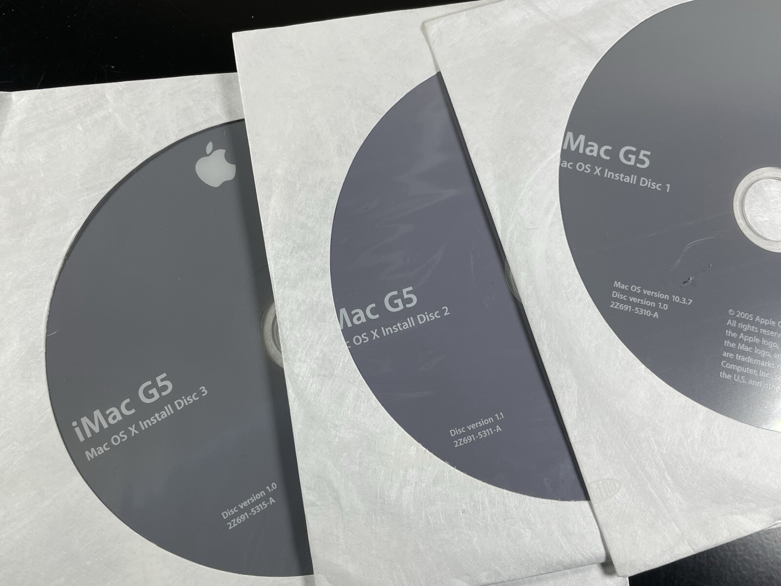 Panther 10.3.7 for first generation 17″ & 20″ iMac G5’s