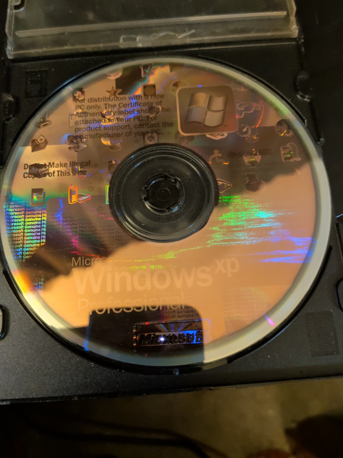 Microsoft Windows XP Professional OEM Distribution CD Version 2002 Excellent!