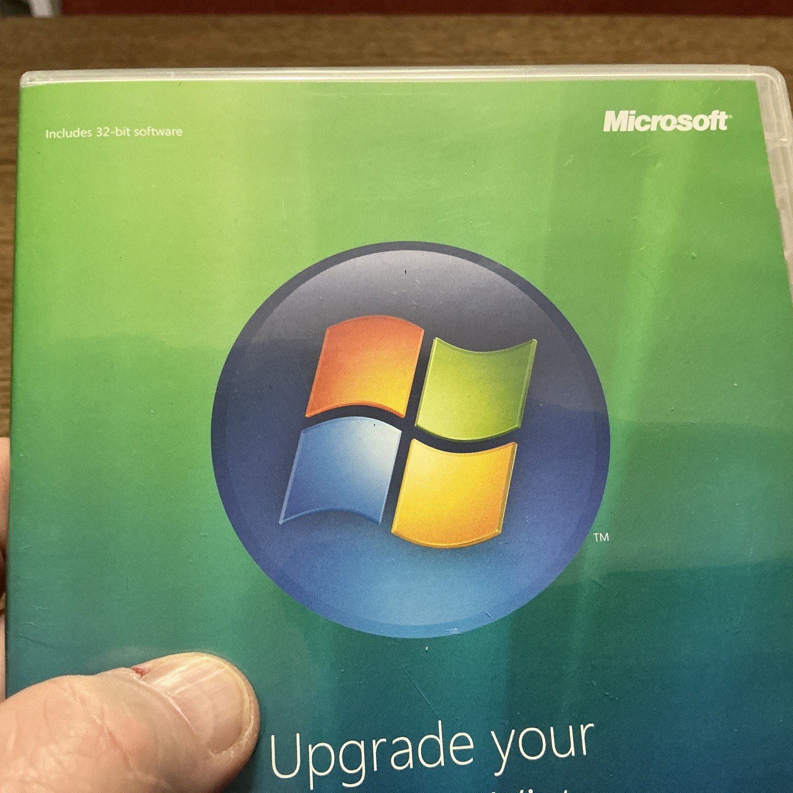 Microsoft Windows Vista Anytime Upgrade Disc And Case – 32 Bit