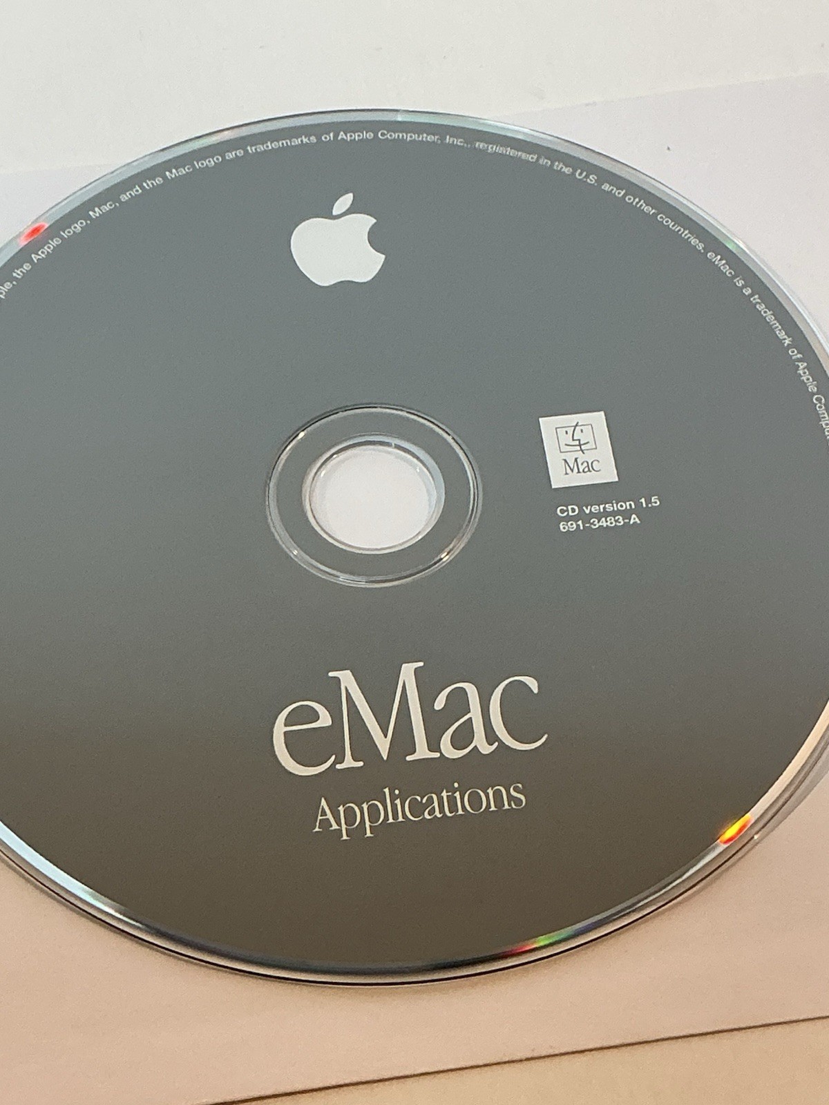 Apple eMac OS X 10.3 And Software & Restore & Applications CD
