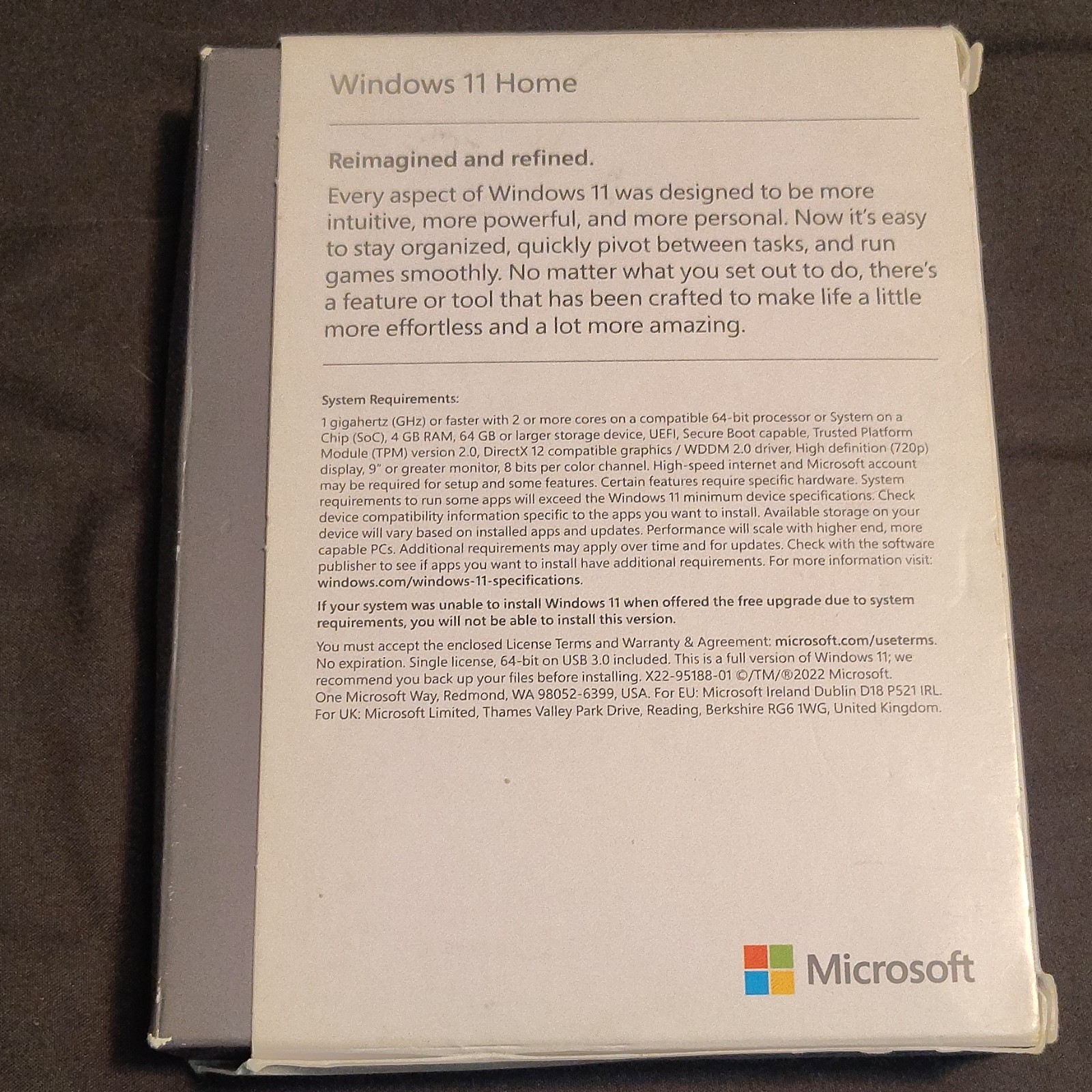 Microsoft Windows 11 Home USB Software