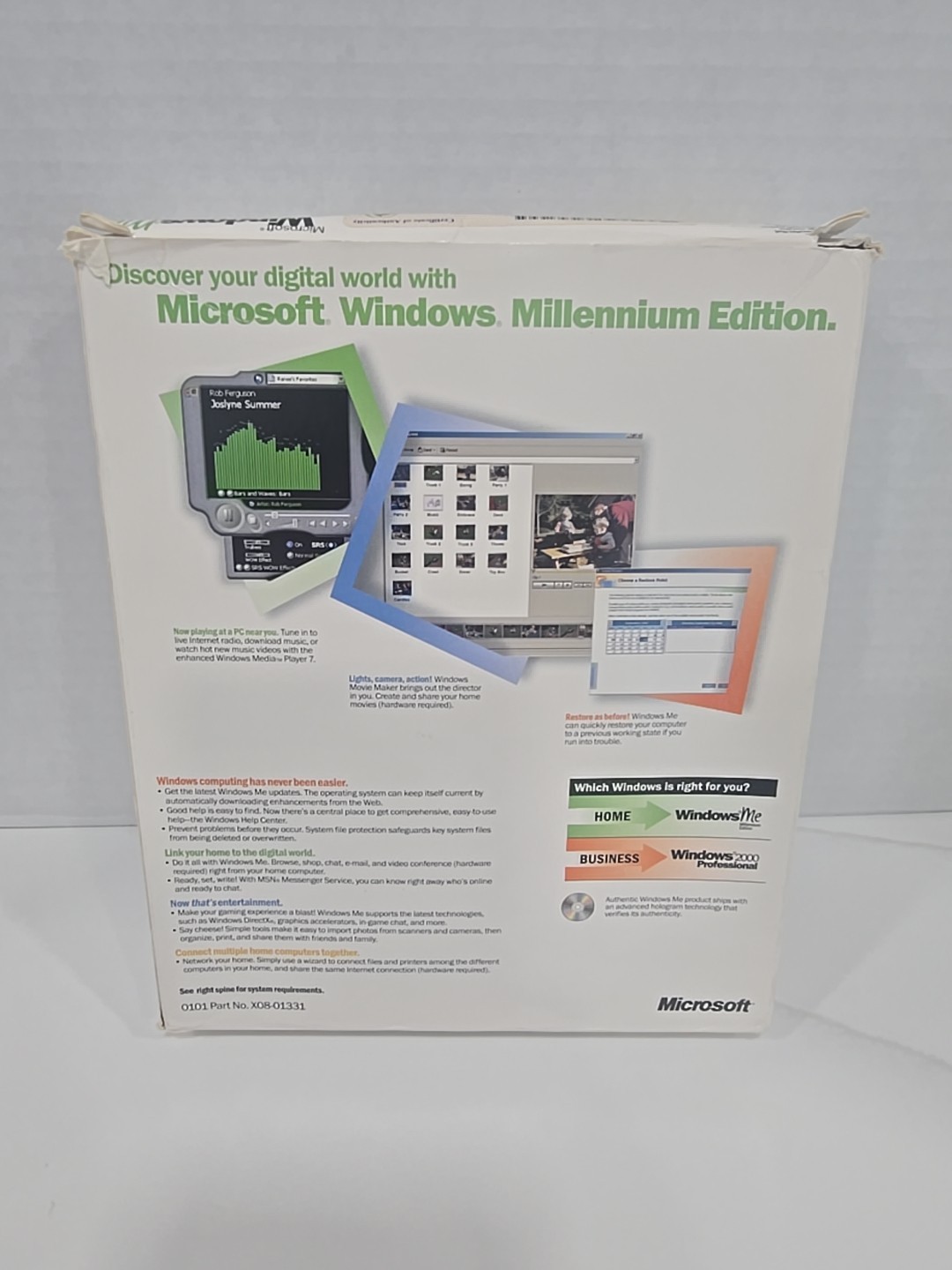 🔥 Microsoft Windows ME Millennium Edition – Upgrade W/ Product Key AUTHENTIC