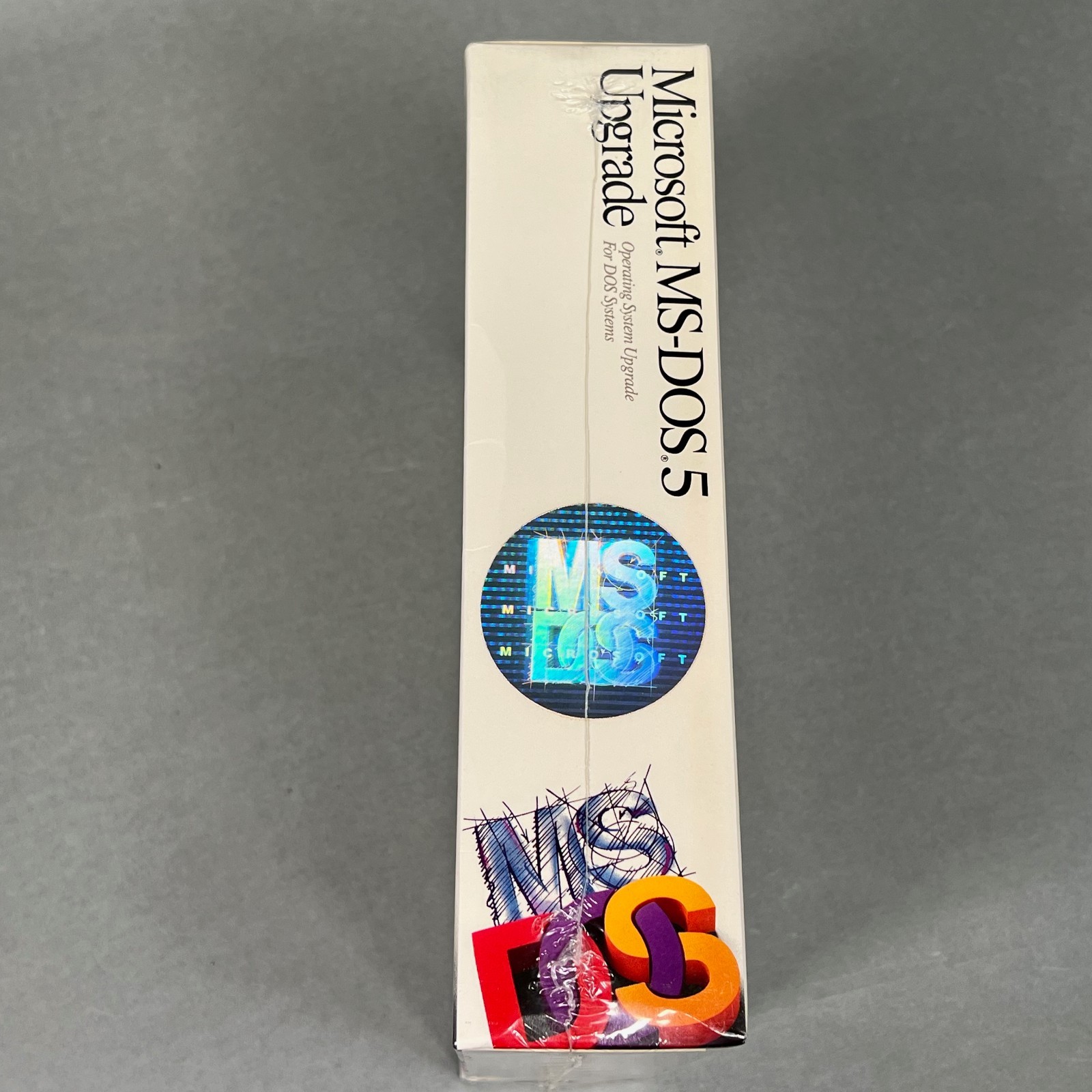 SEALED Vintage Microsoft MS-Dos 5 Upgrade PC Software Includes 5.25″ Disks NEW