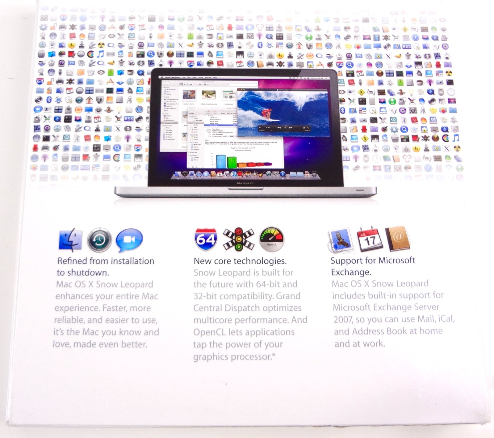 Mac OS X Leopard 10.5 + OS X Snow Leopard 10.6.3 DVD . PERFECT Condition BOXED .