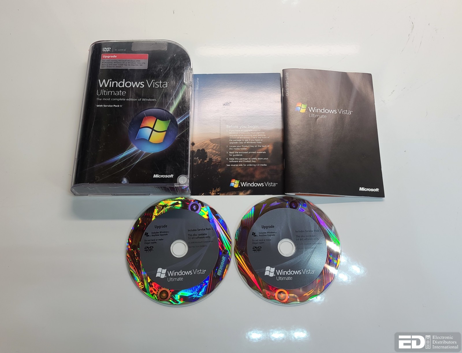Microsoft Windows Vista Ultimate Upgrade SP1 32 & 64-bit