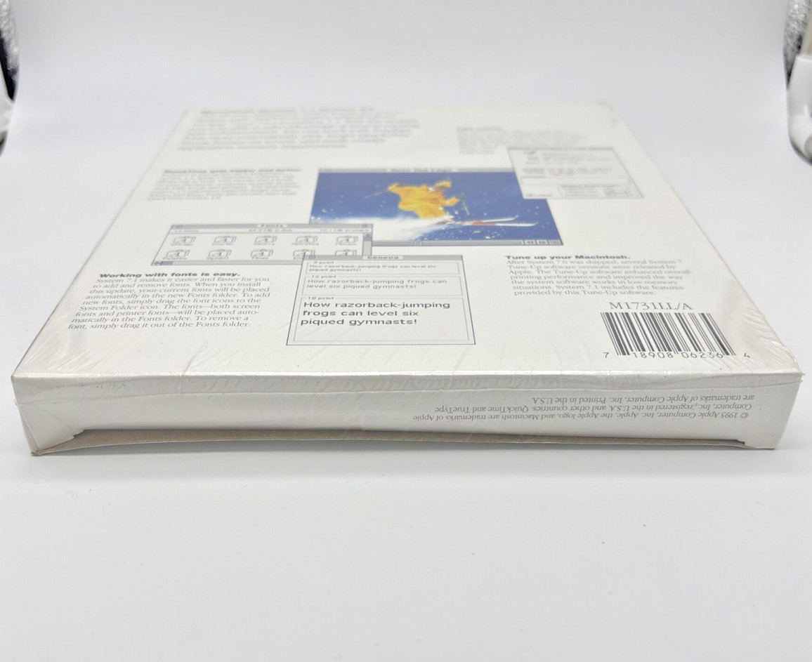 SEALED New Macintosh System 7.1 Update Kit Complete Update 7.0 to 7.1 NOS