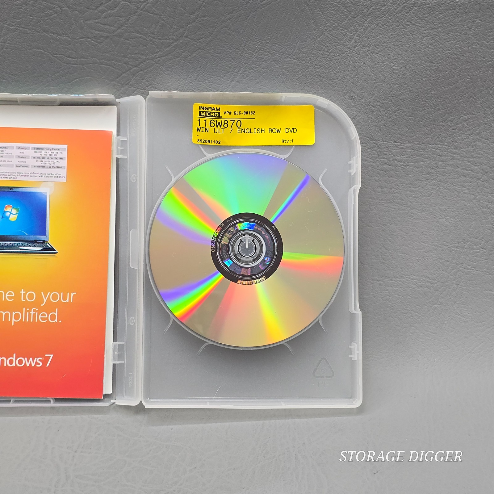 2009 Microsoft Windows 7 Ultimate Upgrade 32 Bit and 64 Bit English DVDs