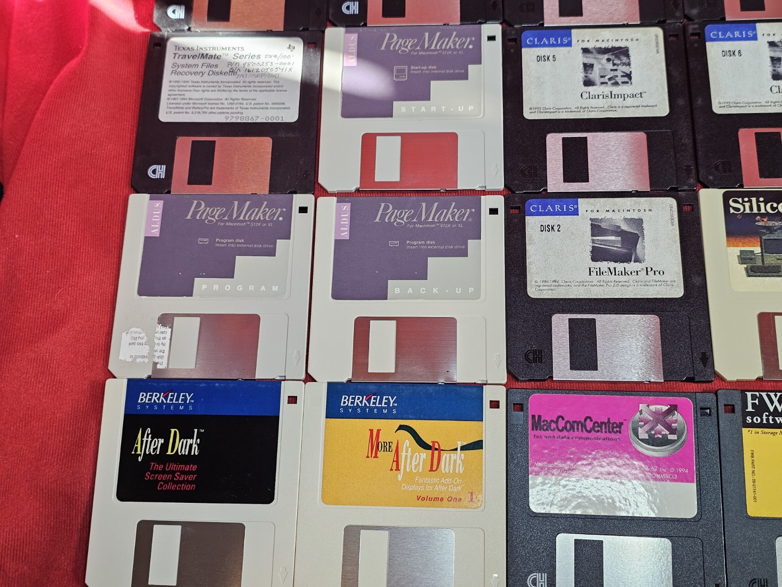 Vintage Classic Apple Macintosh System Software Floppy Disks Huge Lot Computing