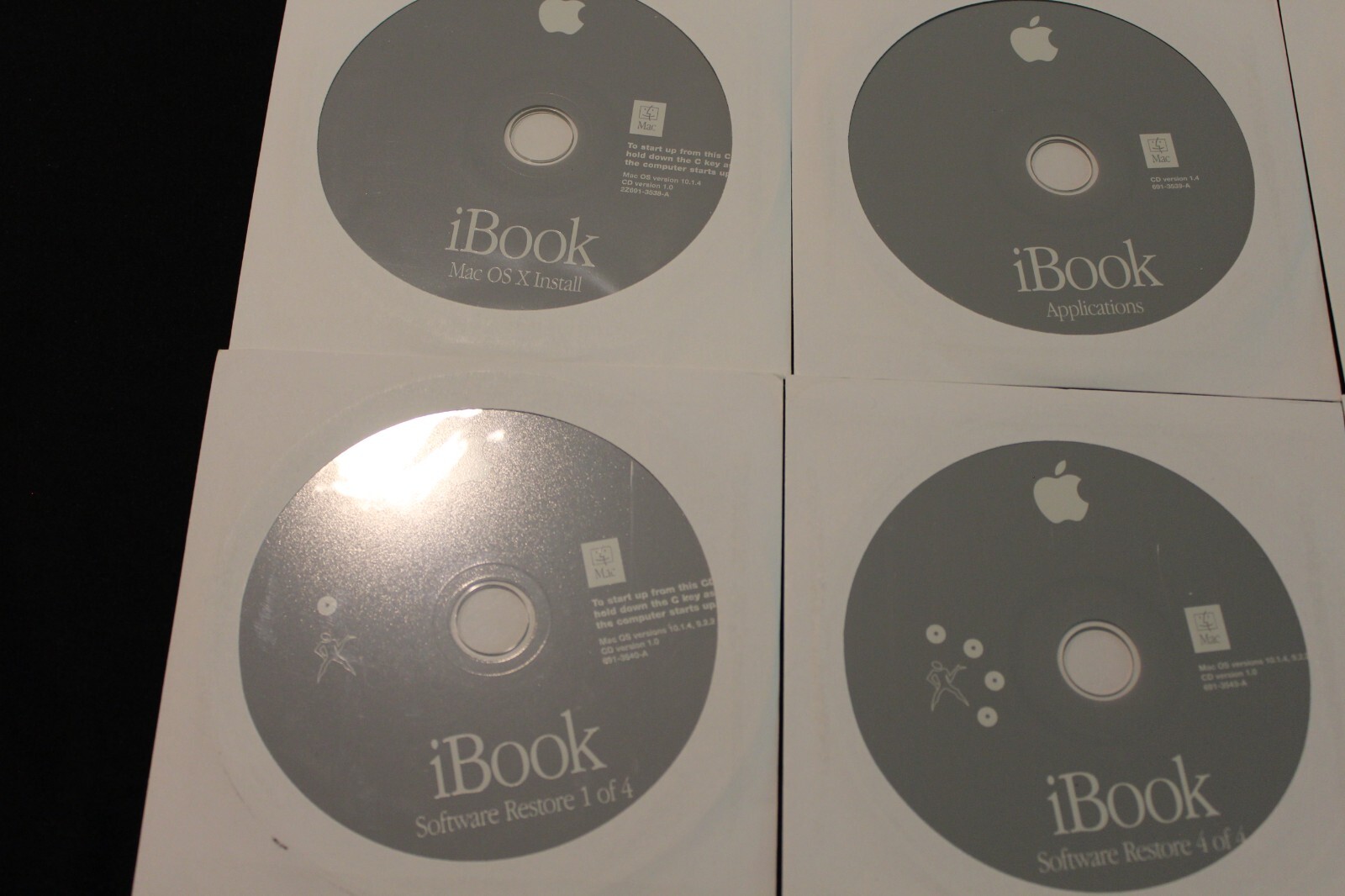 iBook Mac Macintosh OS 10.1 Software Install Restore CD Disc 10.1.4 and More