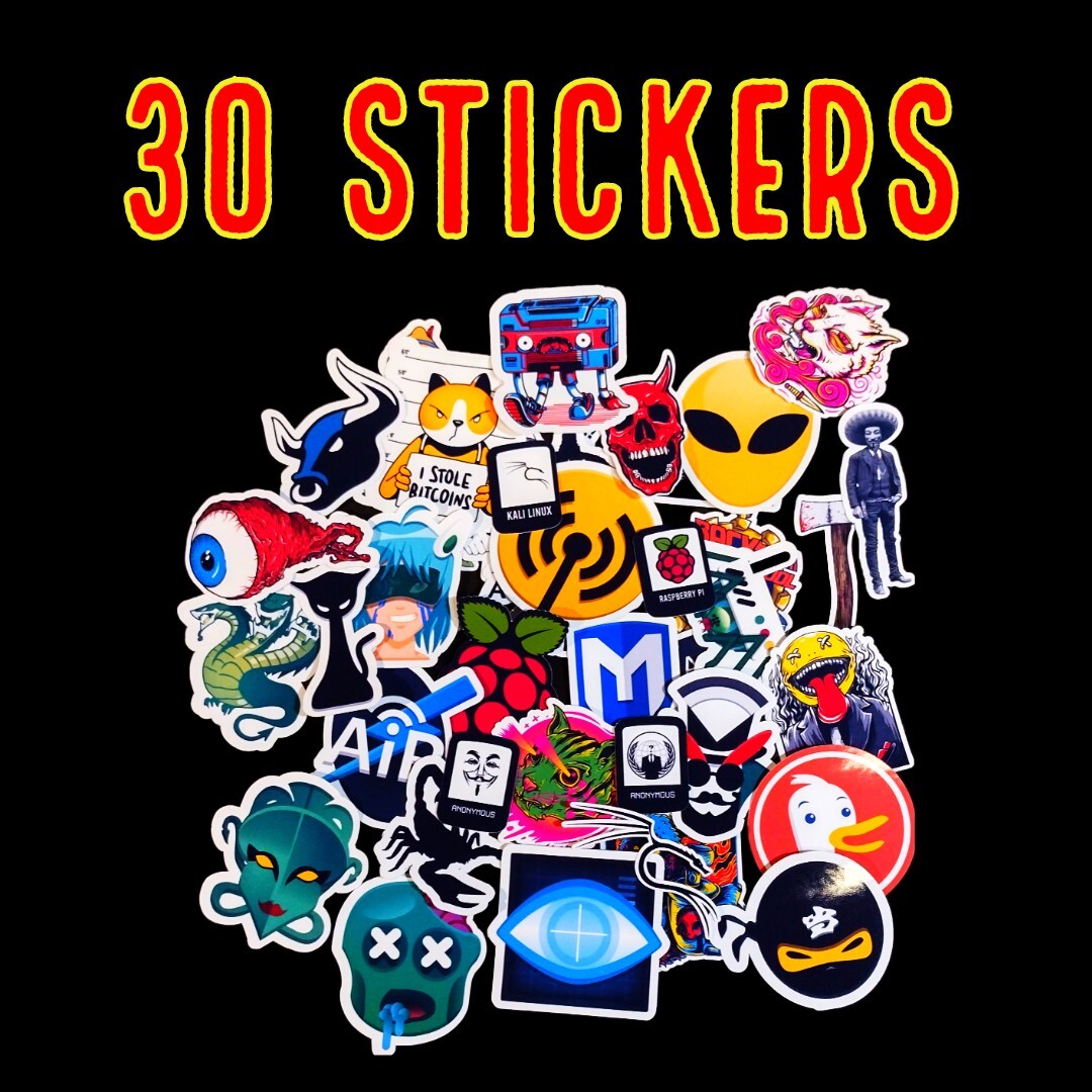 Parrot OS Security Edition USB 32GB/64Bit + Stickers – Hacker operating system