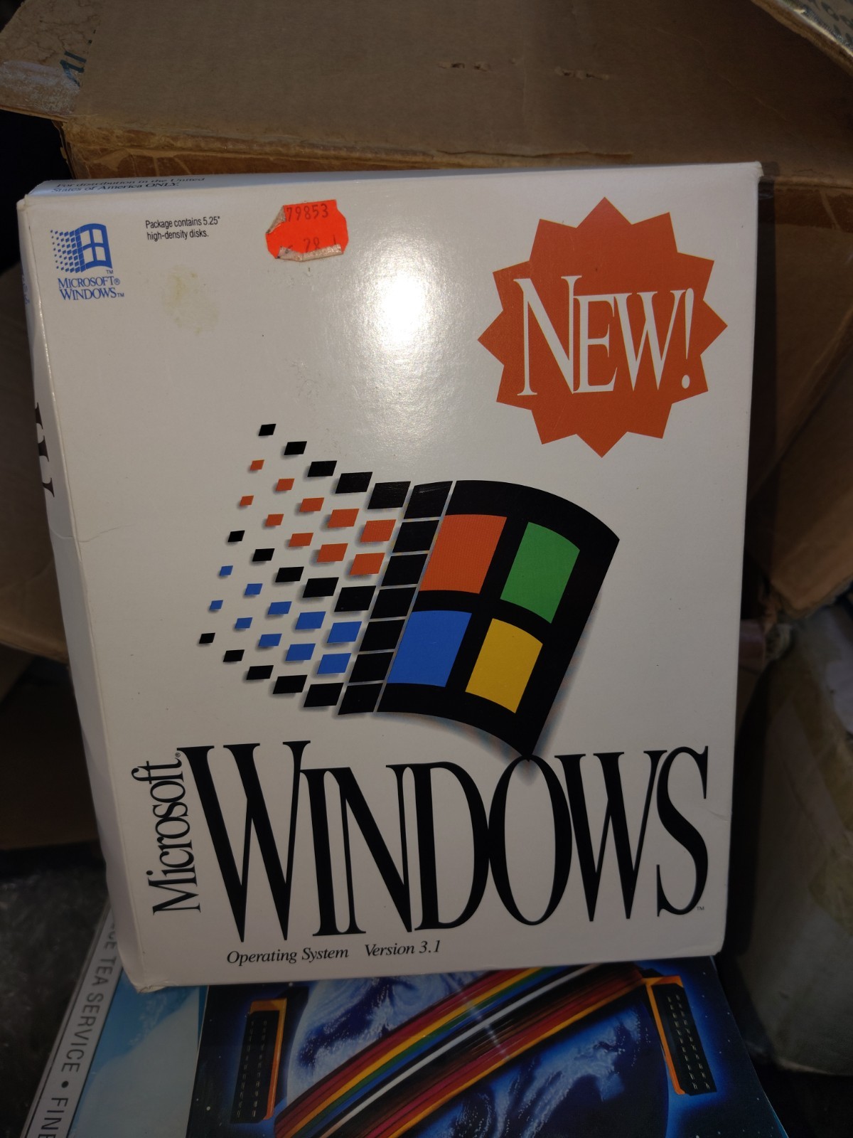 Microsoft Windows 3.1 On 6 3.5″ Floppy Disks With User’s Guide Manual OPEN BOX