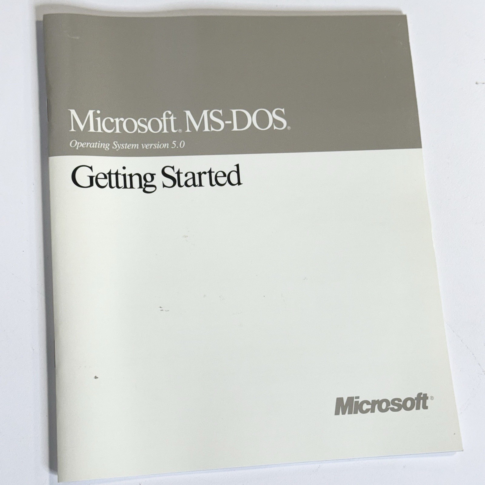 Microsoft MS-DOS 5 Operating System Upgrade 5.25″ Disks & Manuals Vintage 1991