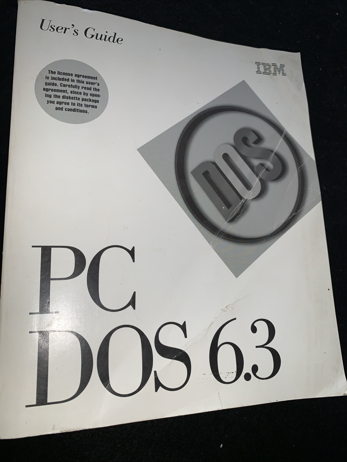 Vintage IBM PC DOS 6.1 users guide manual