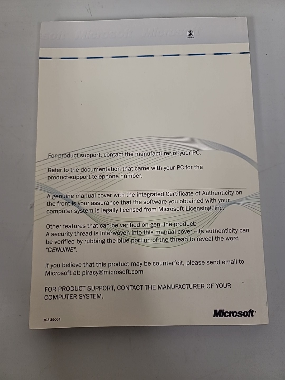 Microsoft Windows 98 Manual + Key Book
