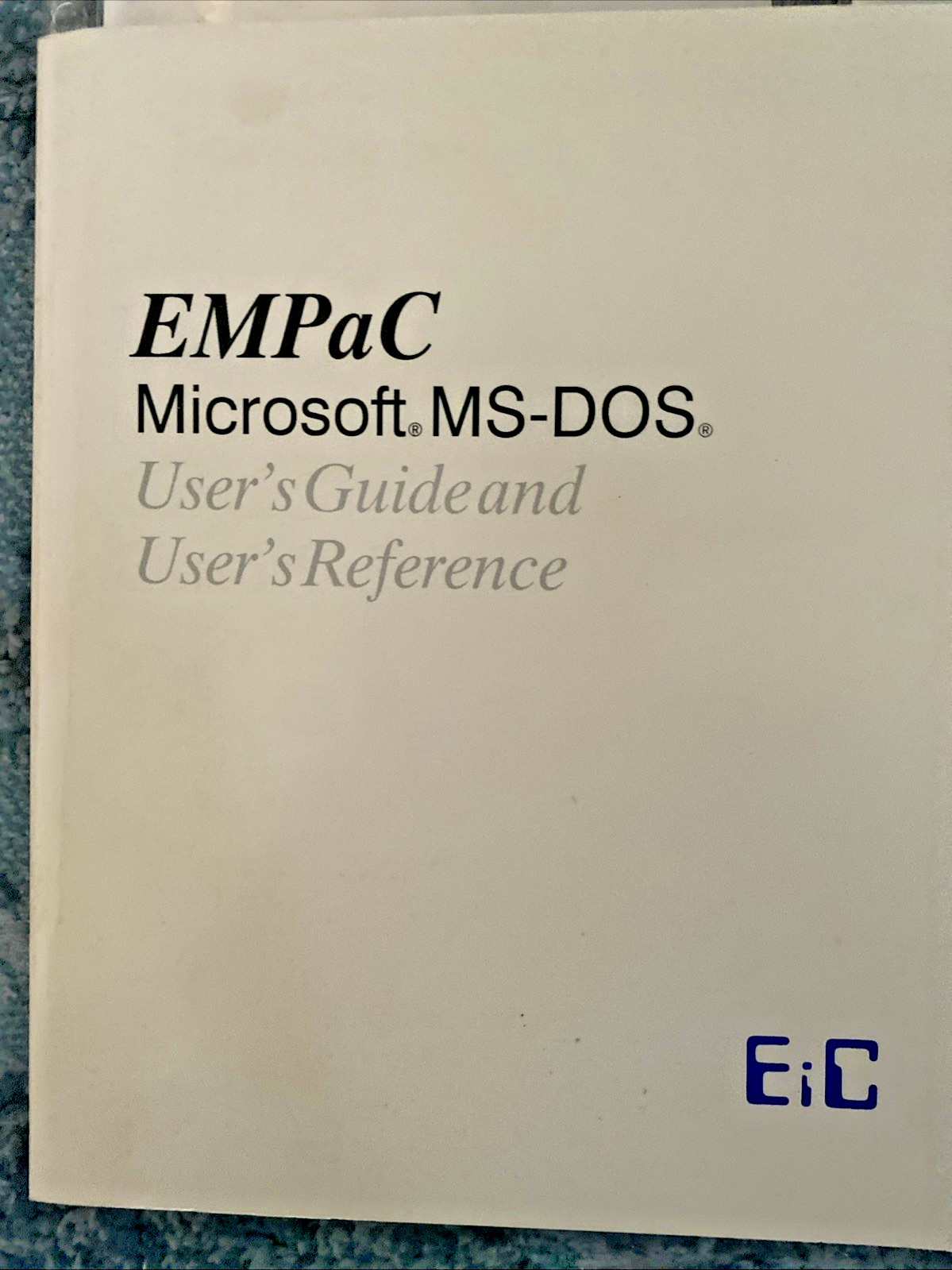 Microsoft MS DOS 4.01 5.25 Floppy Disk Software Set OEM Disks EMPaC + Manuals