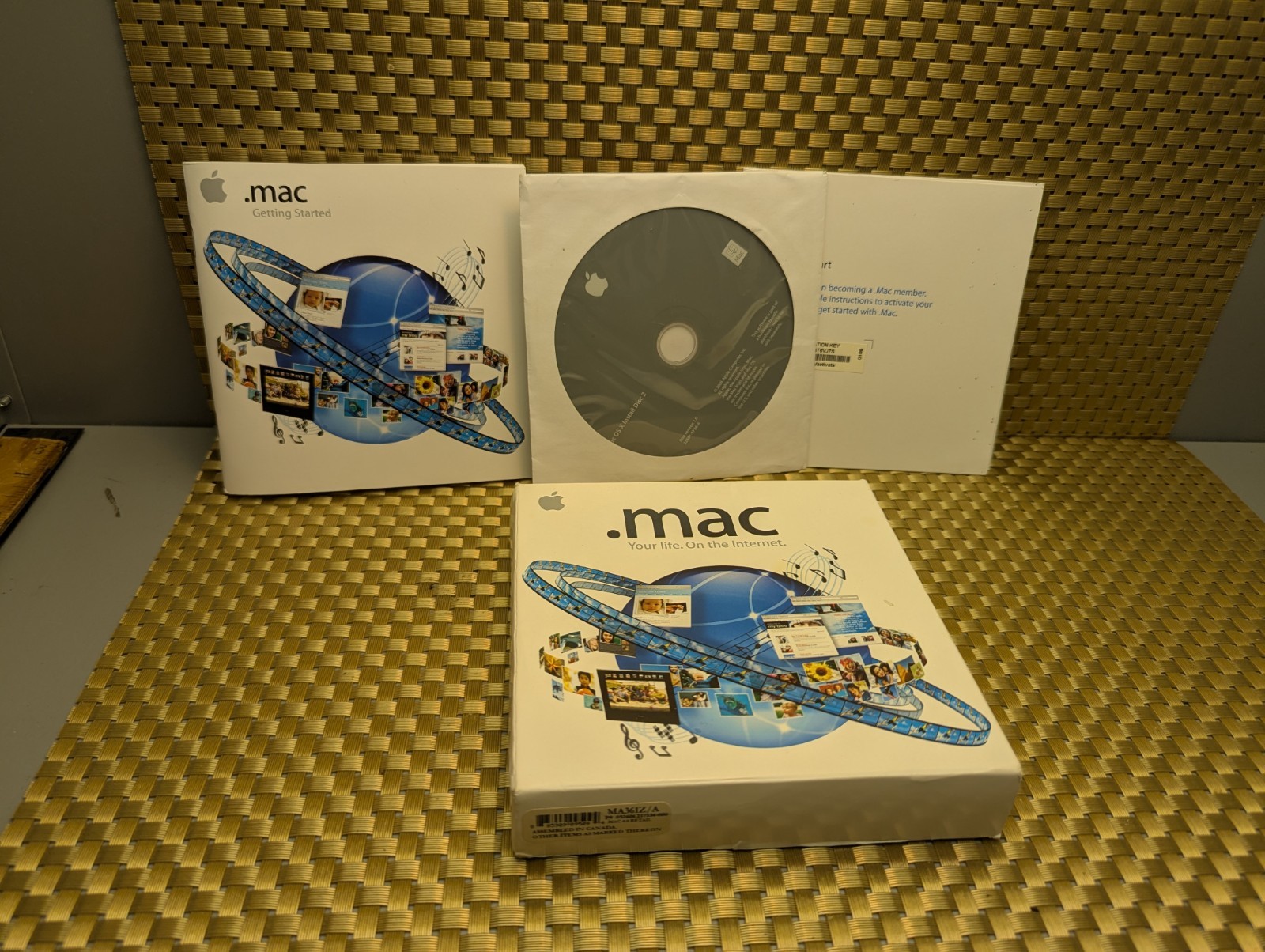 Mac OS X, Version 1 Install Disc 2 DVD 2006 2Z691-5796-A