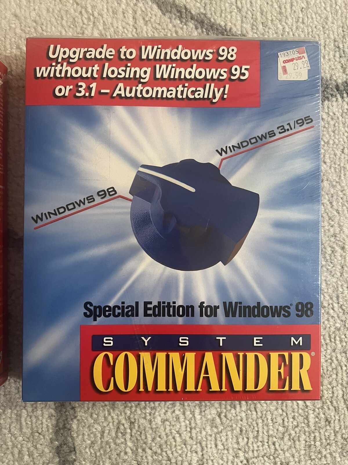 SYSTEM COMMANDER SPECIAL EDITION FOR WINDOWS 98 AND DELUX (missing) READ ALL!