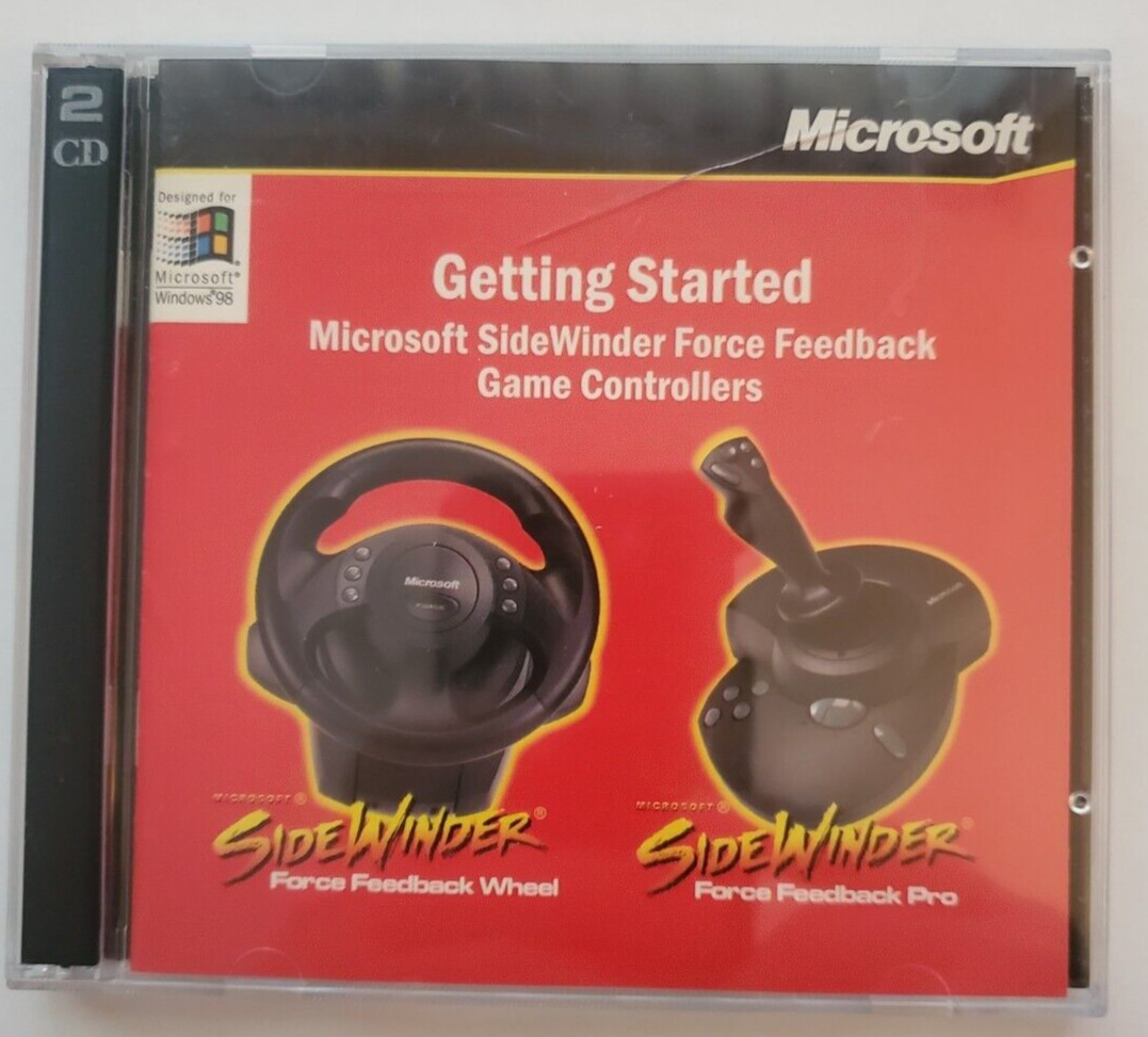 Side Winder Force Feedback Getting Started Microsoft Windows 98, 2 Games