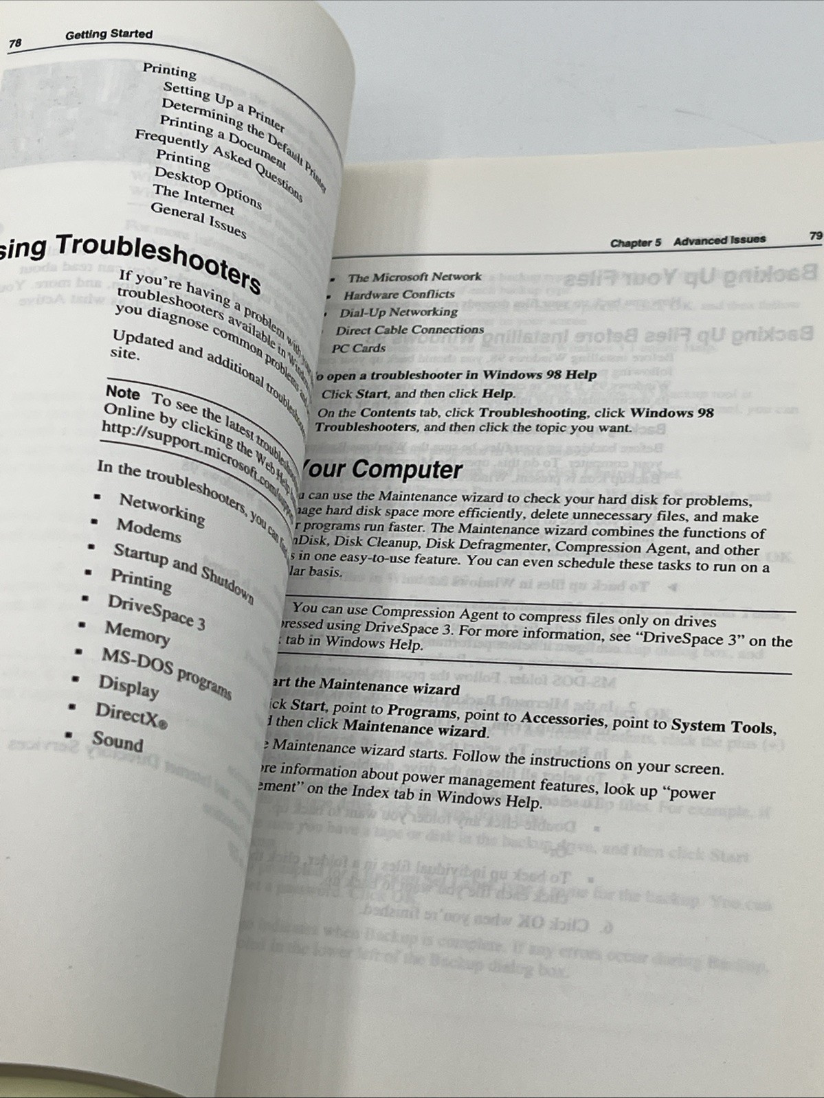 Vintage Microsoft Windows 98 Getting Started PC Book Manual Booklet For Emachine