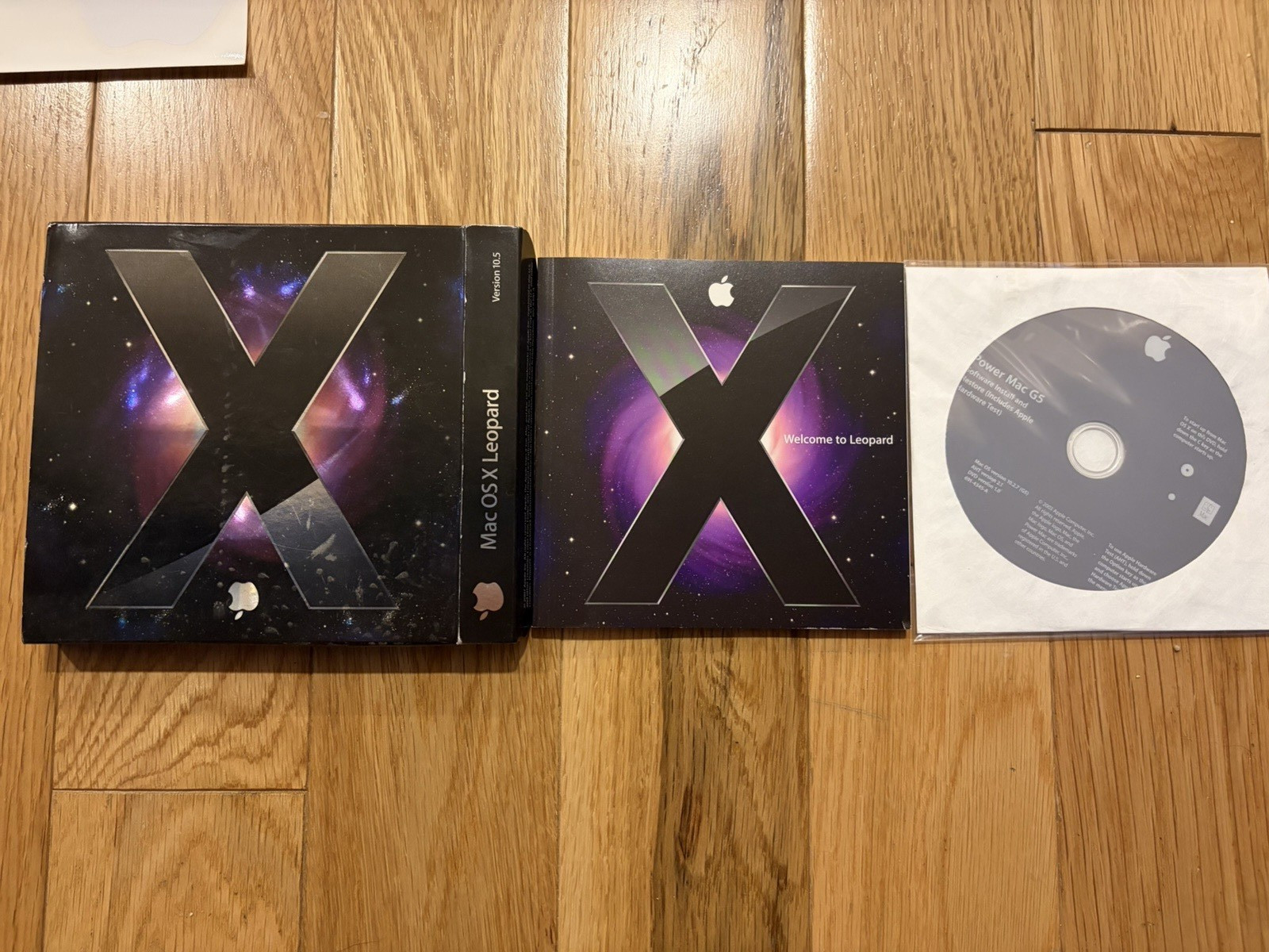 Apple MAC OS X Leopard Power Mac G5 Box Set CD