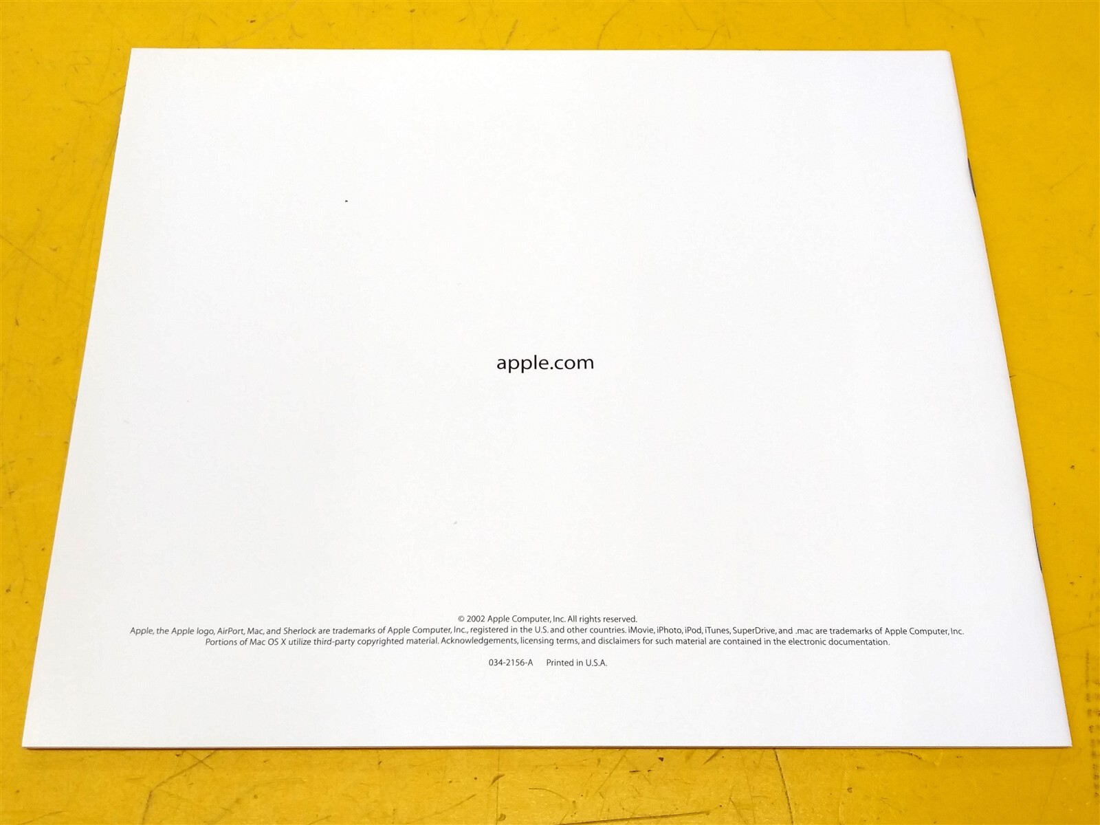 ⭐️⭐️⭐️⭐️⭐️ Apple Mac OS X Manual & Developer Tools Disc 2002 Jaguar 10.2