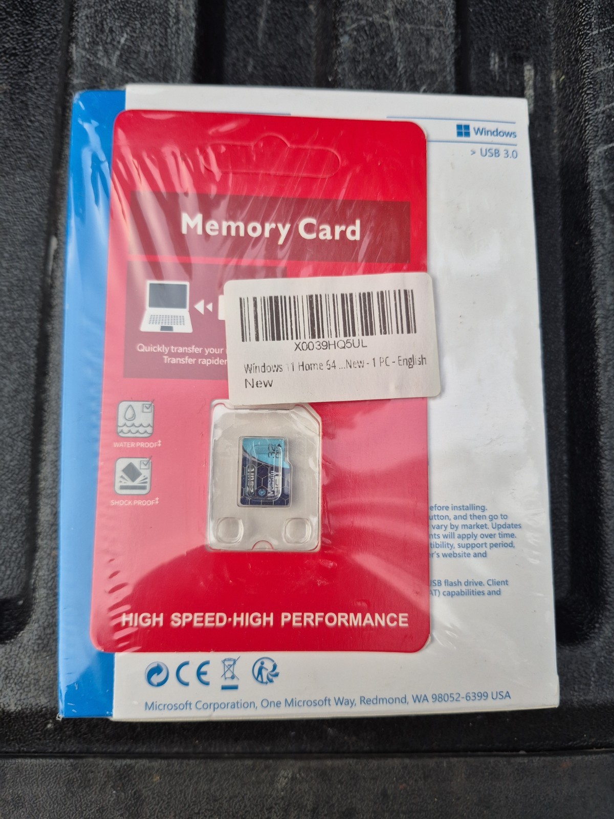 Windows 11 Home 64 Bit Full Version With 32GB Micro SD Card New in Box