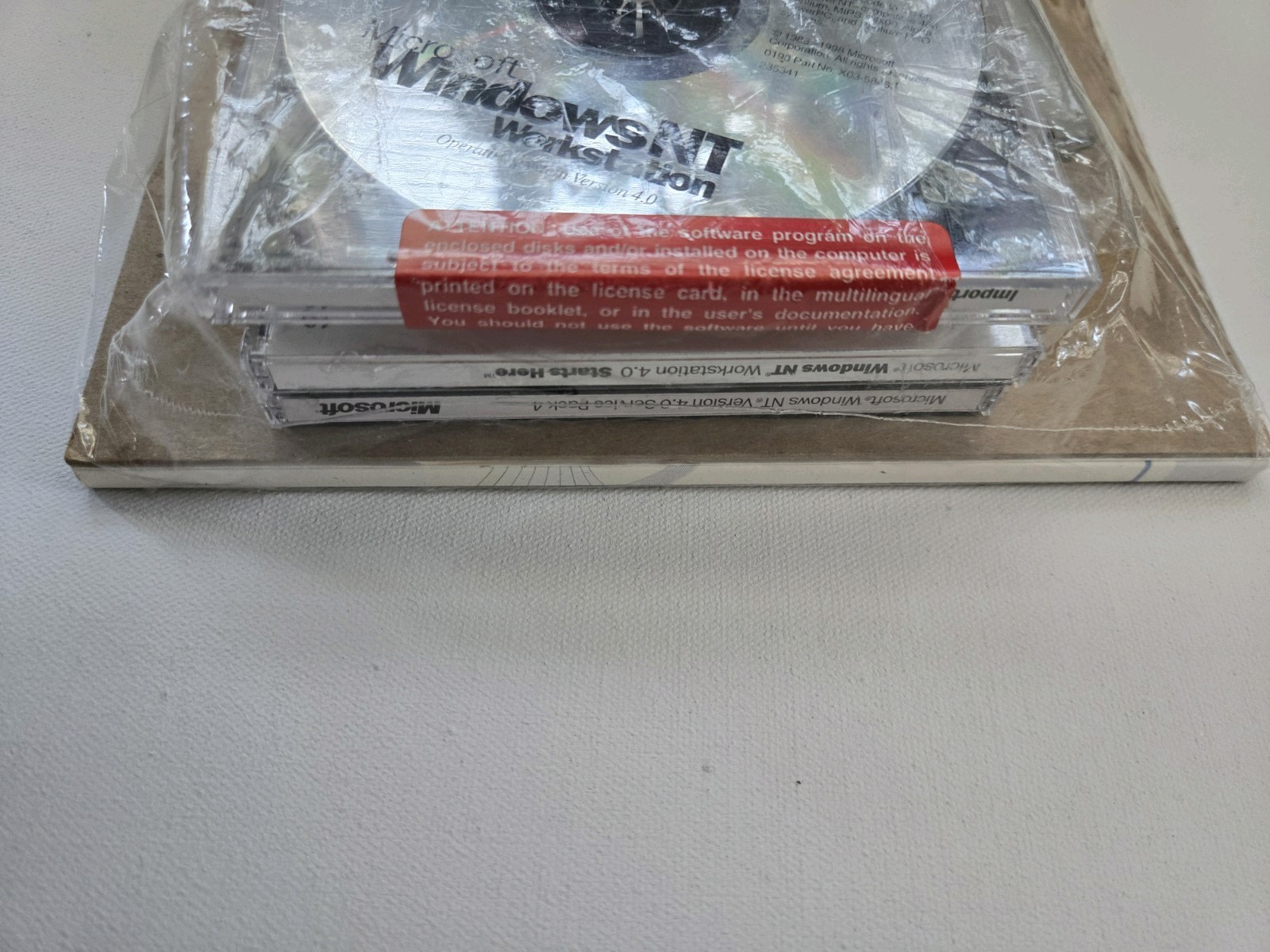 Very Rare Windows NT Workstation UPGRADE 4.0 CD, 3.5 Floppies, License SEALED