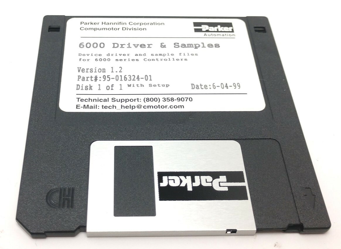 Parker 95-016324-01 Device Driver & Sample Files for 6000 Series Controller V1.2