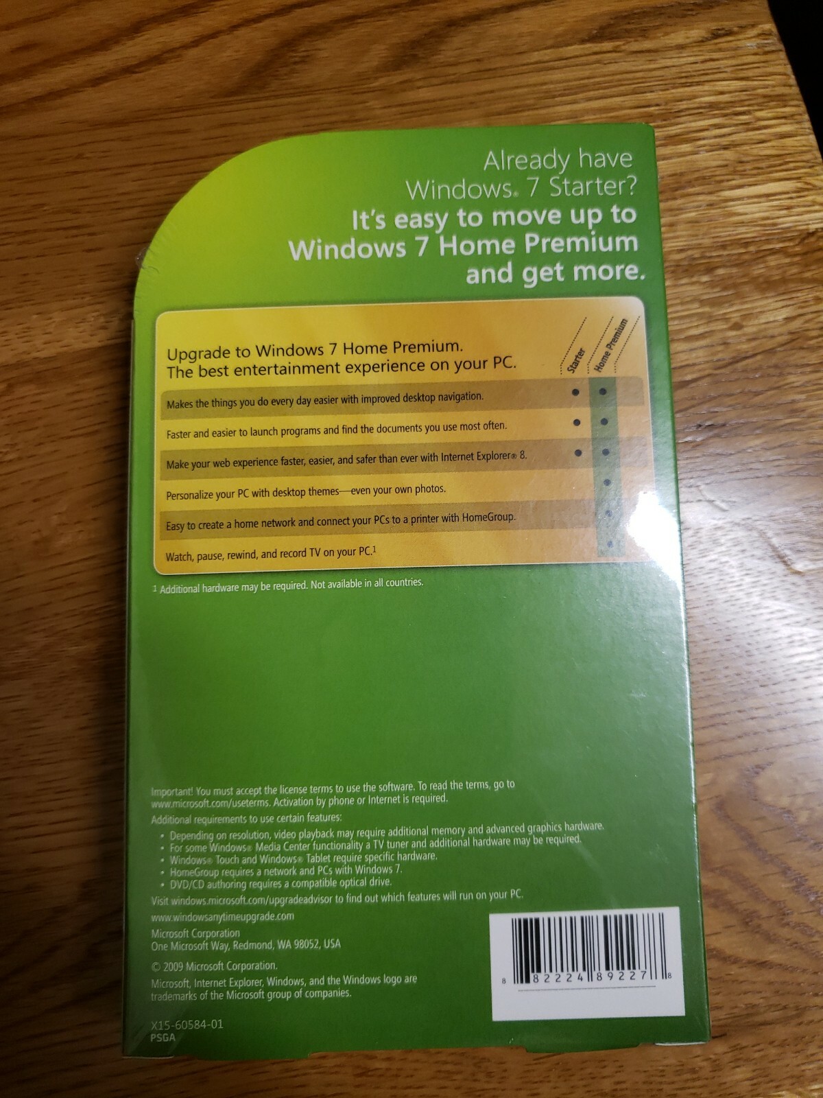 Microsoft Windows 7 Home Premium – Upgrade