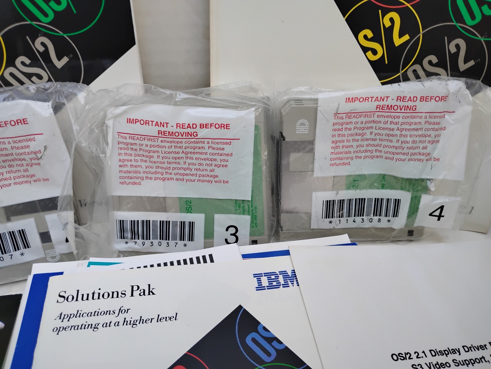 IBM OS/2 Special Edition for Windows 3.1 Diskettes Version 2.1 Windows Washer