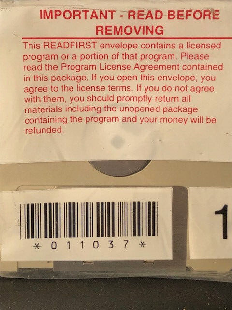 14 SEALED 3.5″ FLOPPIES, IBM OS/2 Ver3  for Windows & OS/2 applications READ PLS