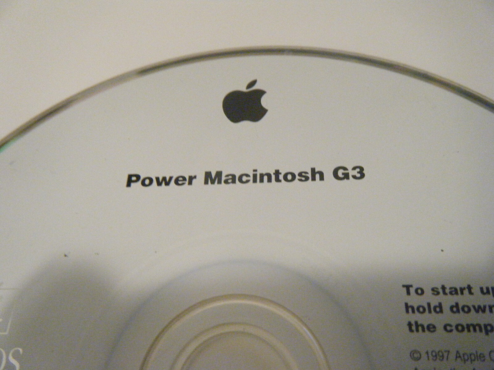 Apple Macintosh CD Power Mac G3 OS. SSW version 8.0. CD 2.1.0. 691-1326-A