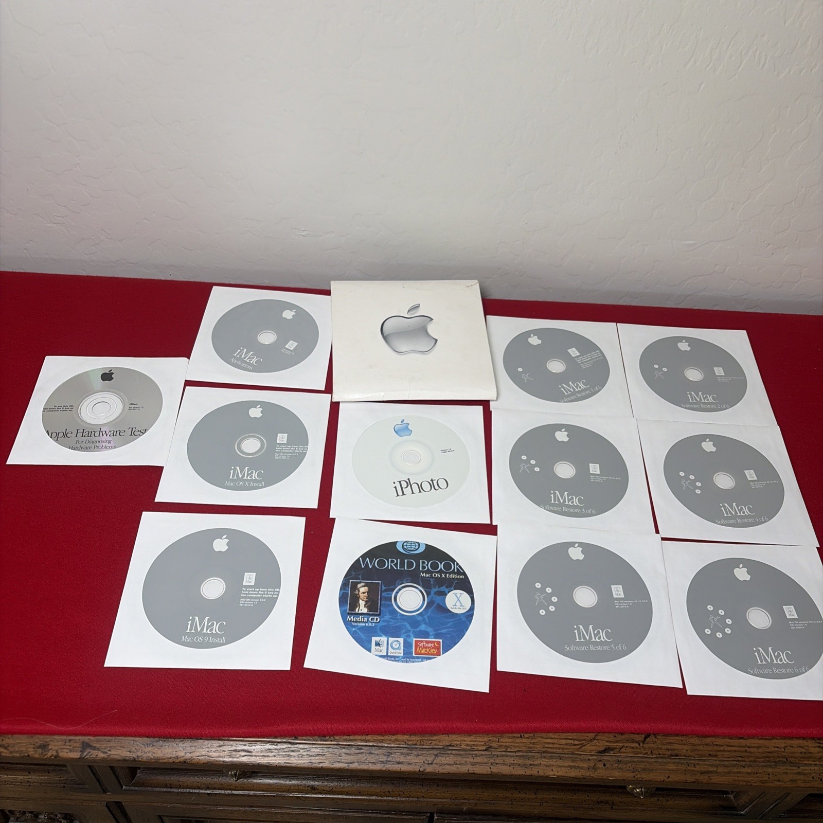 Apple iMac OS 9 Restore Install Applications Games Software Disc Set 12