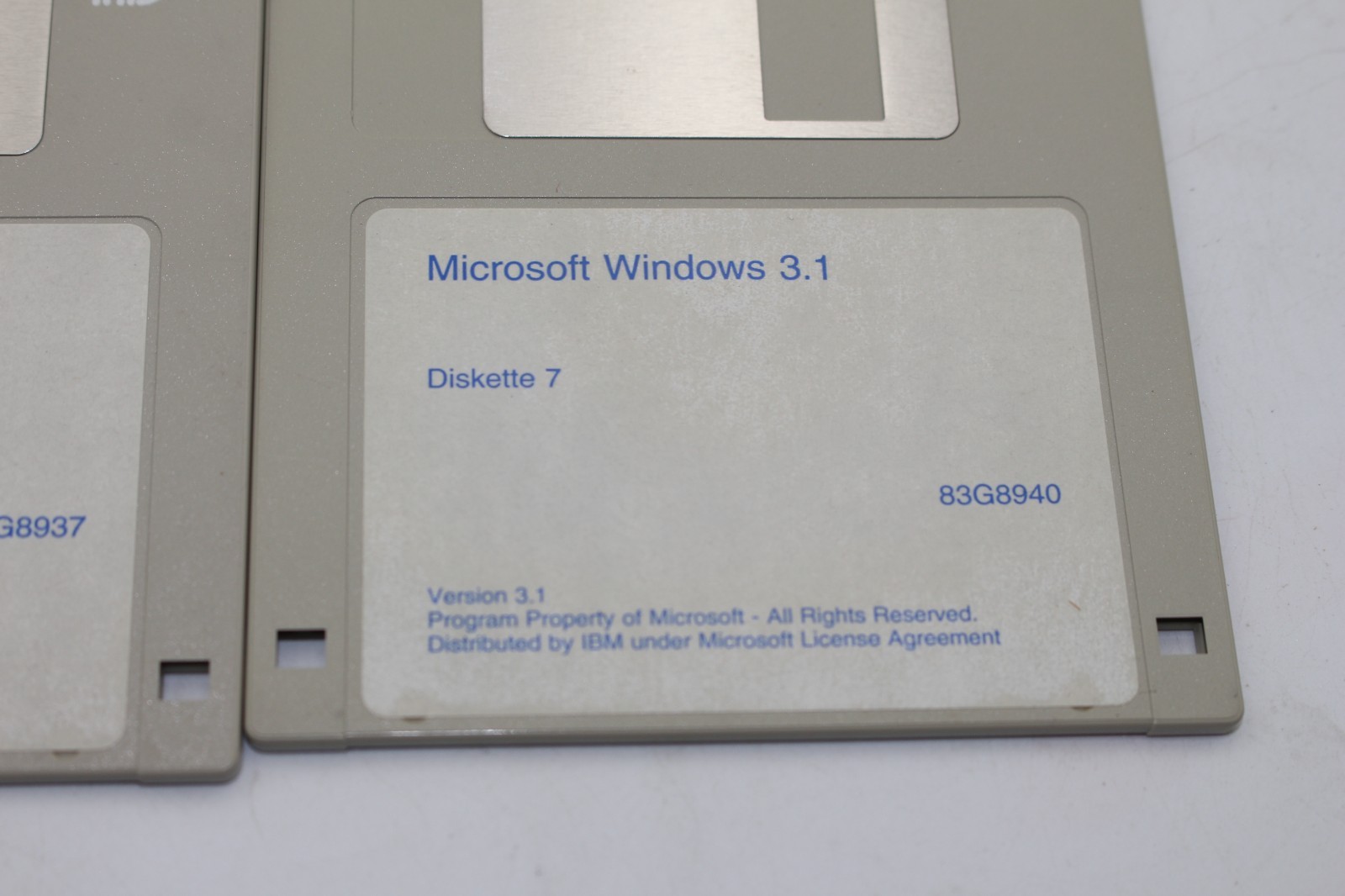 Microsoft Windows 3.1 OS – 3.5″ Floppy Boot Disks – (disk 1-7)