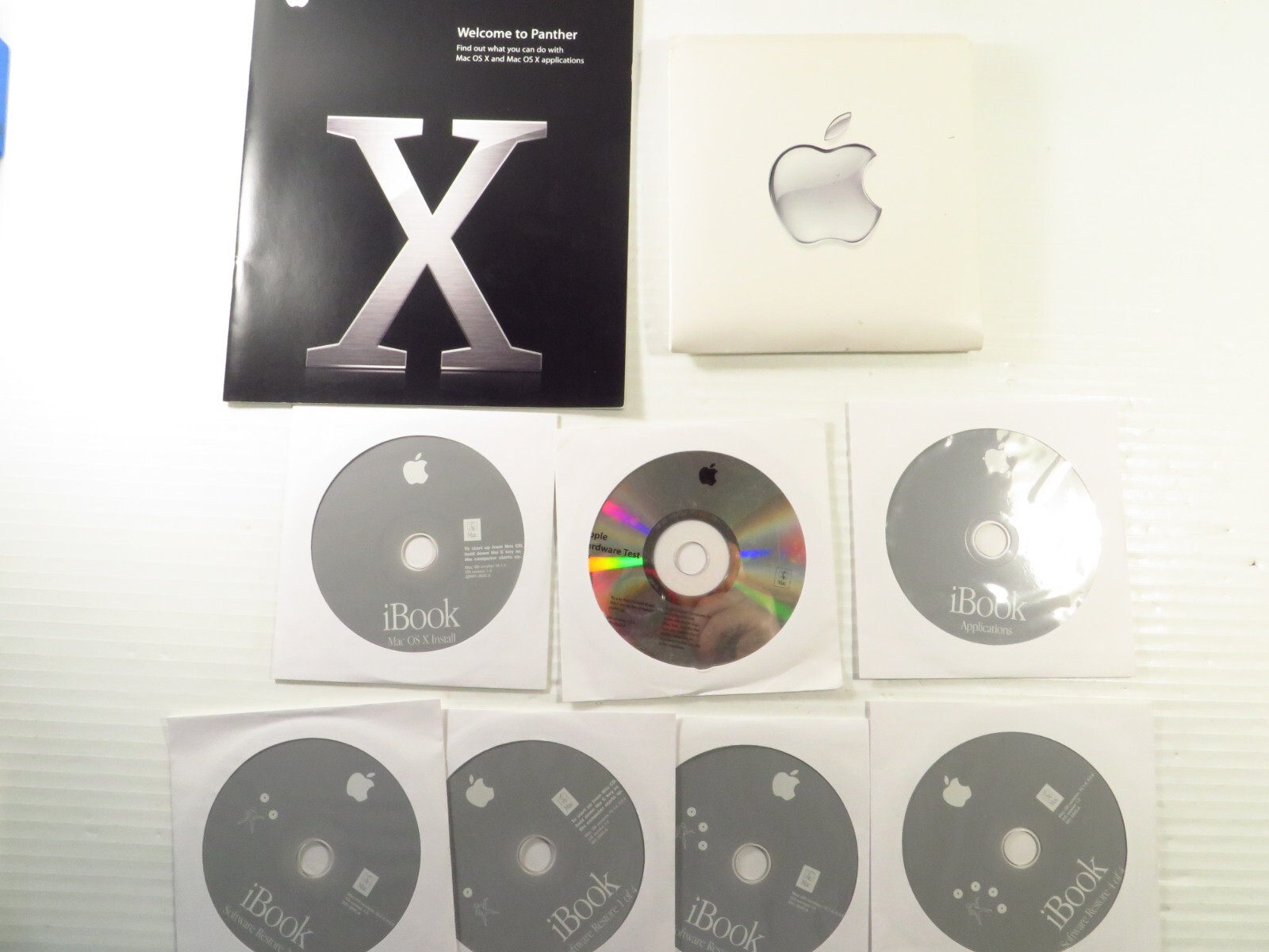 Apple Mac iBook OS X Install & Restore Software + Manual, FREE 2-3 Day Ship!!!