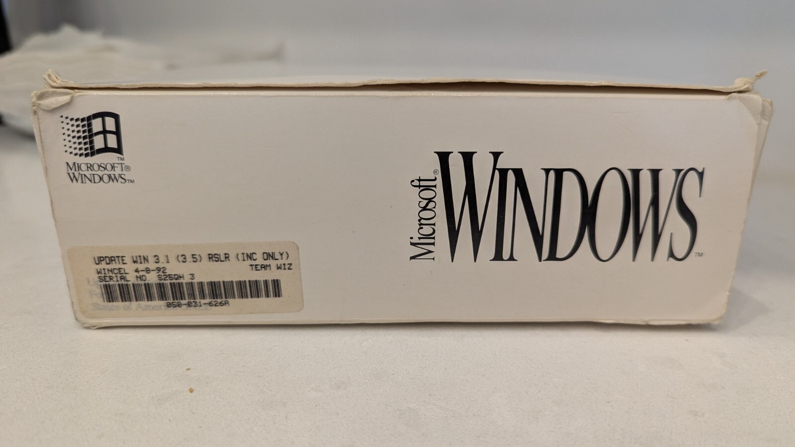 Microsoft Windows 3.1 complete, 3.5” Disks and all manuals