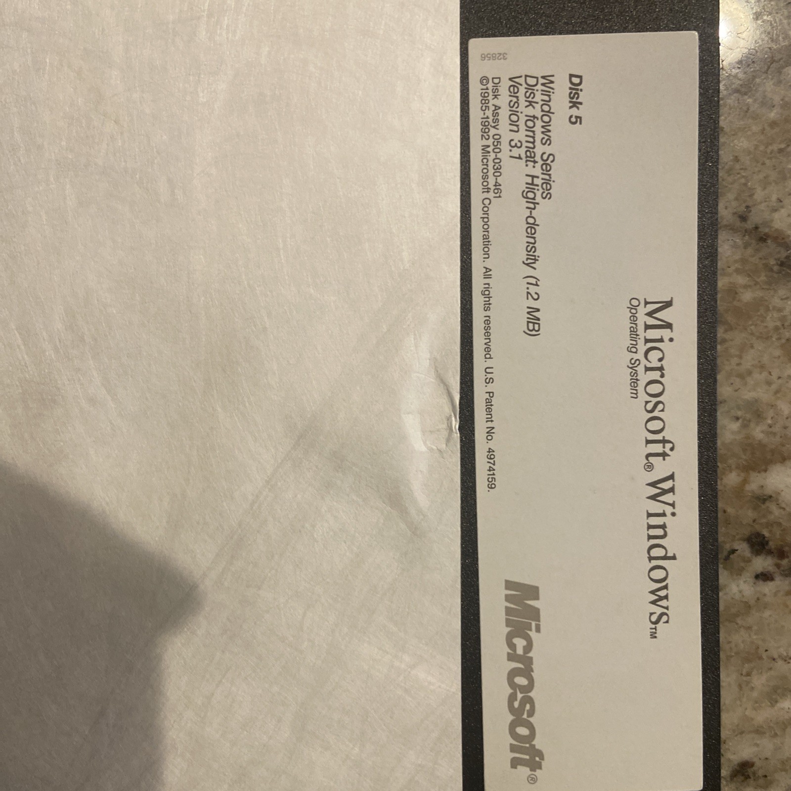 Microsoft Windows Operating System Vintage V 3.1 Floppy Disc Set (1-7) 5.25 Inch