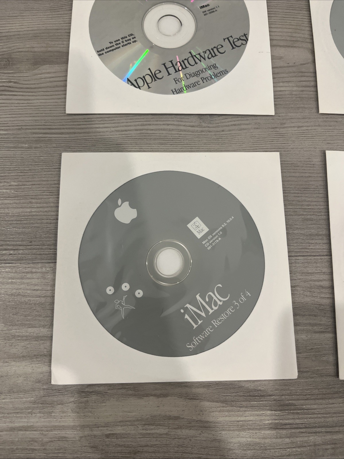 Apple Software Lot of 8 CDs OS 9.2 10.0.4 Install Restore iMac Discs
