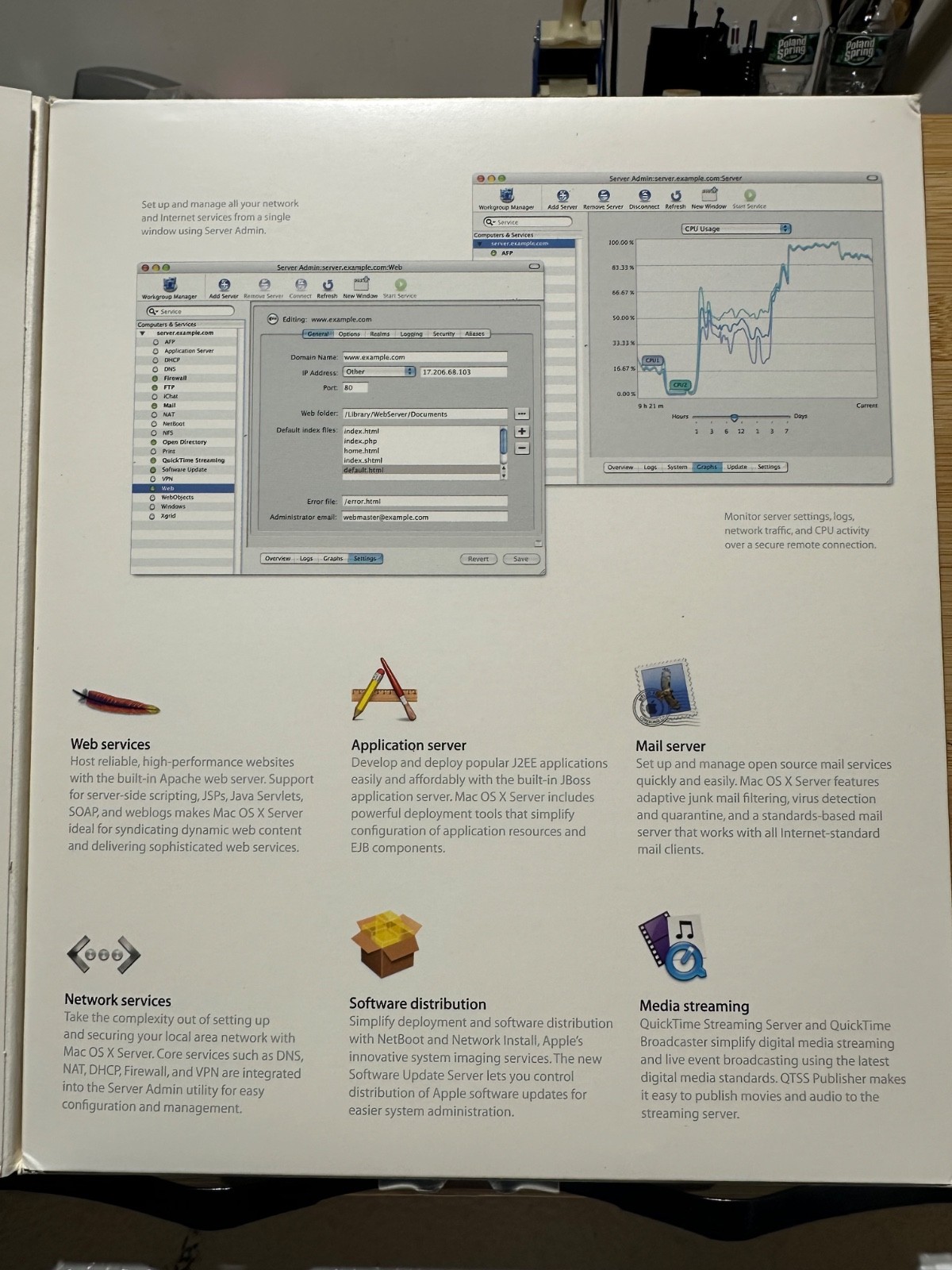 Apple Mac OS X Server 10.4 Tiger Unlimited Clients M9768Z/A