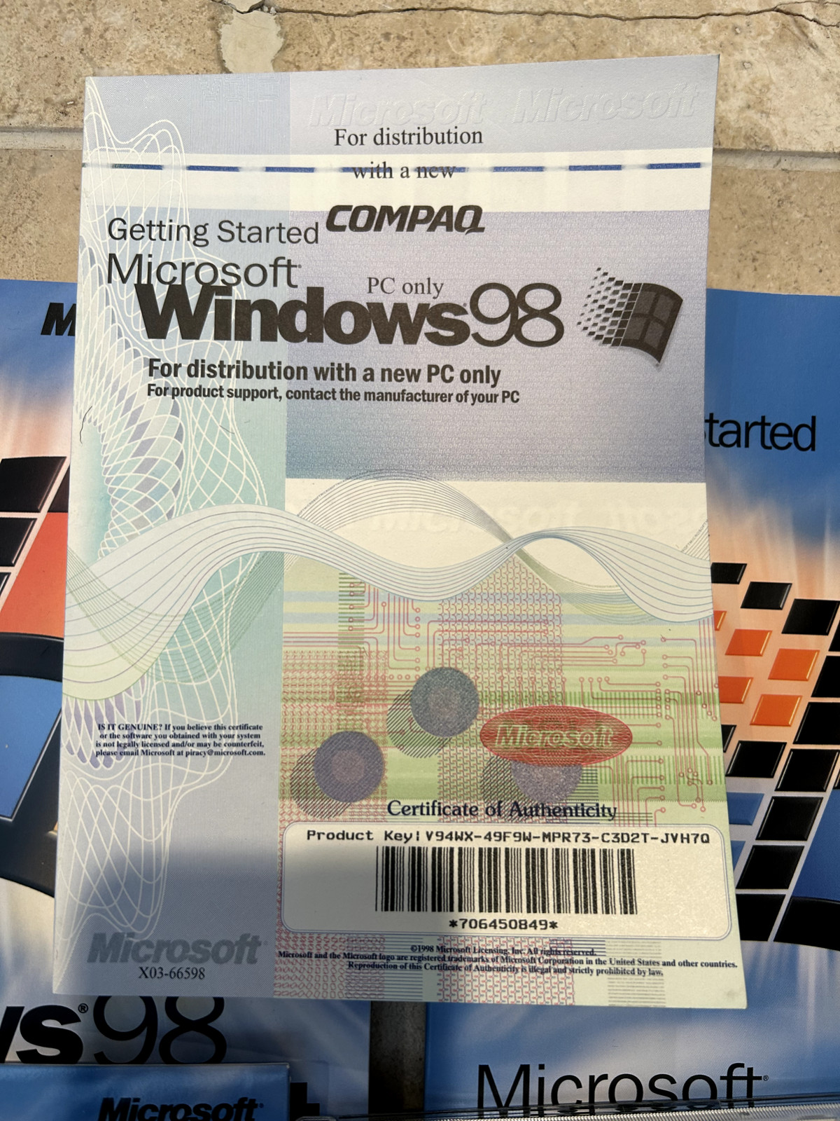 Microsoft Windows 98 Upgrade & 2nd Ed Updated & Windows 98 manual Bonus Bundle