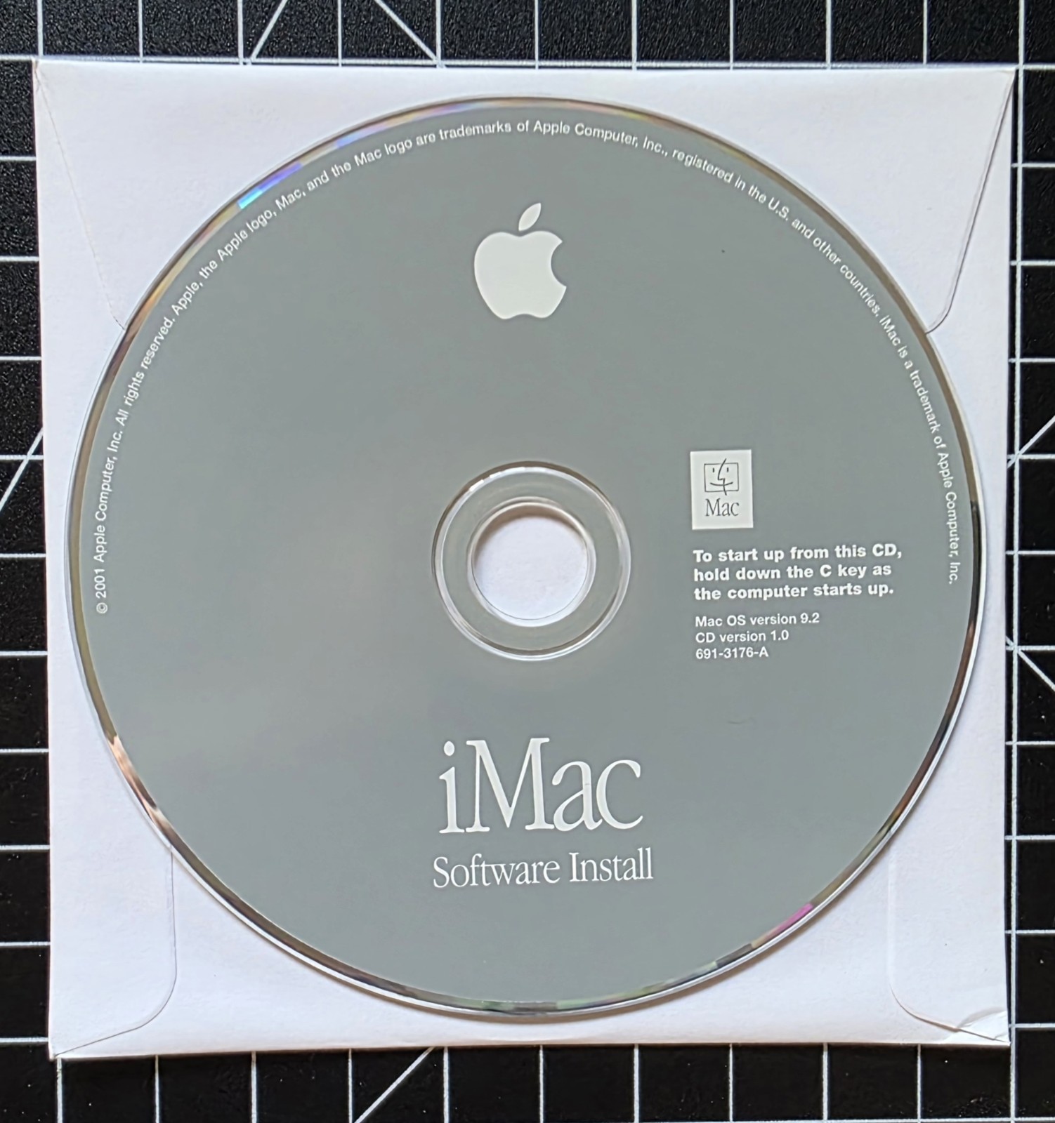 Vintage Apple iMac Software Restore Install Applications 7 Disc Set Mac OS 9/10