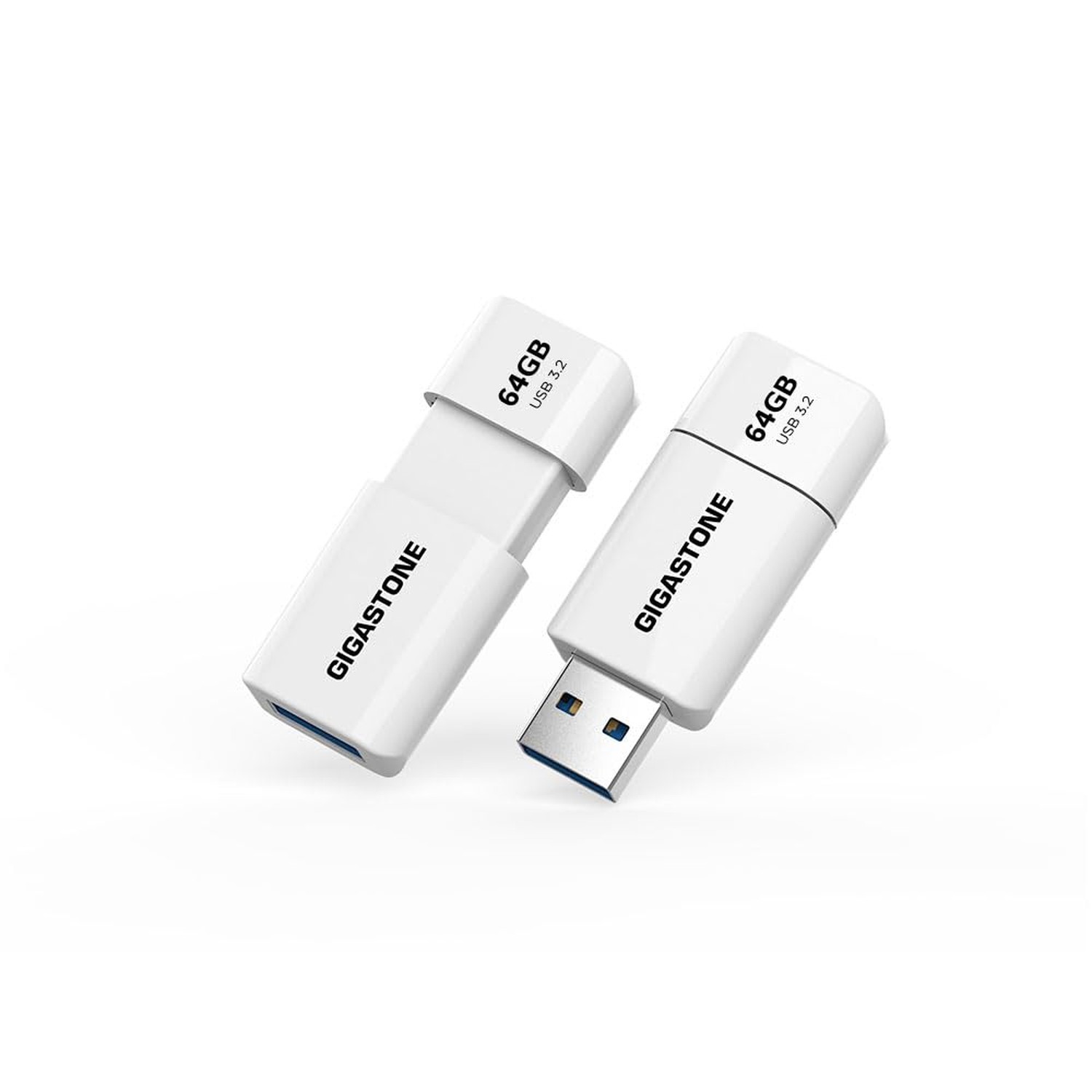 GIGASTONE 64GB Flash Drive (2 Pack) Z60 USB 3.2 Gen 1, 100MB/s Ultra Fast, Re…