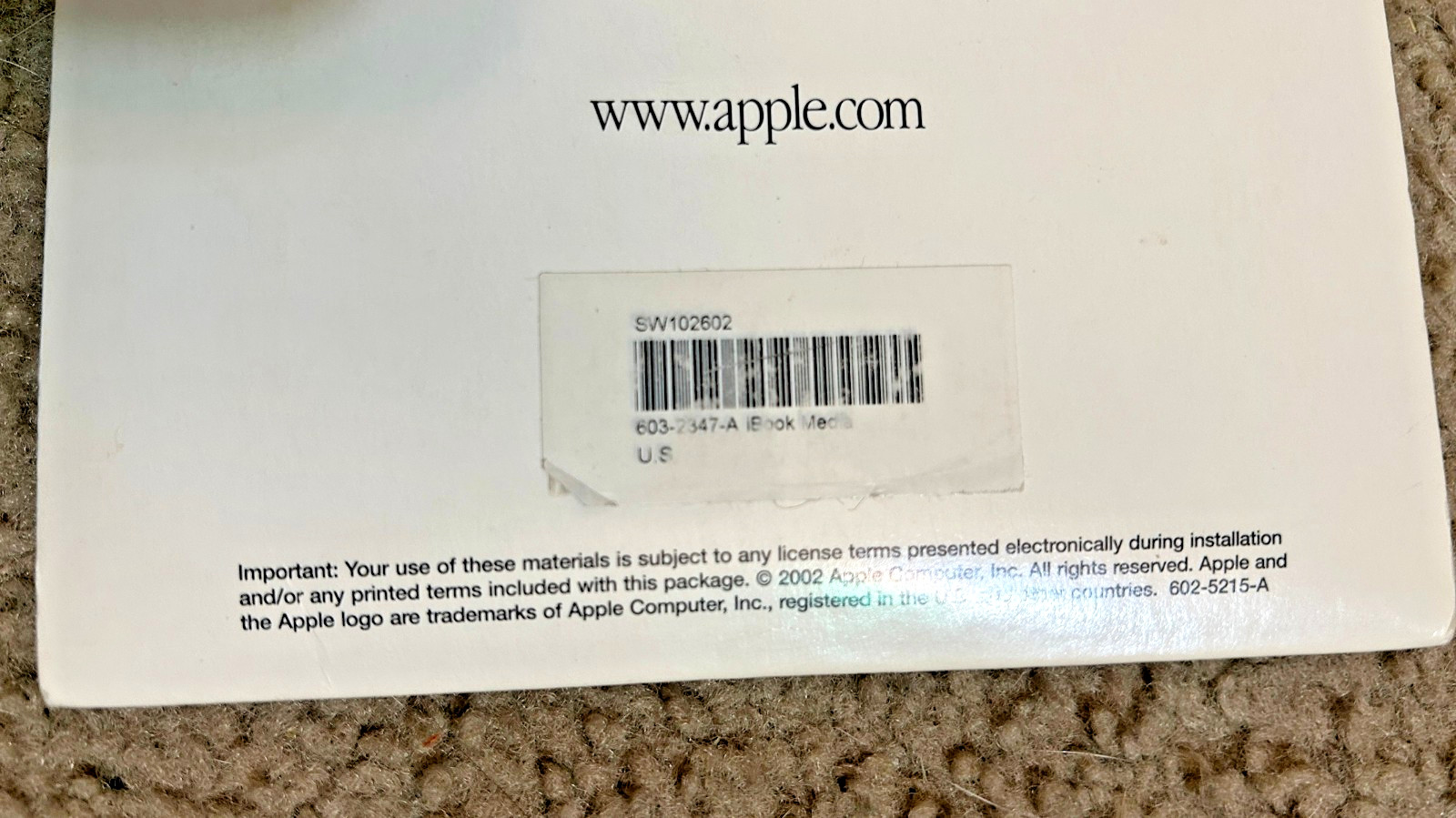 Vintage Apple iBook Software Restore Install Discs Lot – 8 Disks & Case OS X